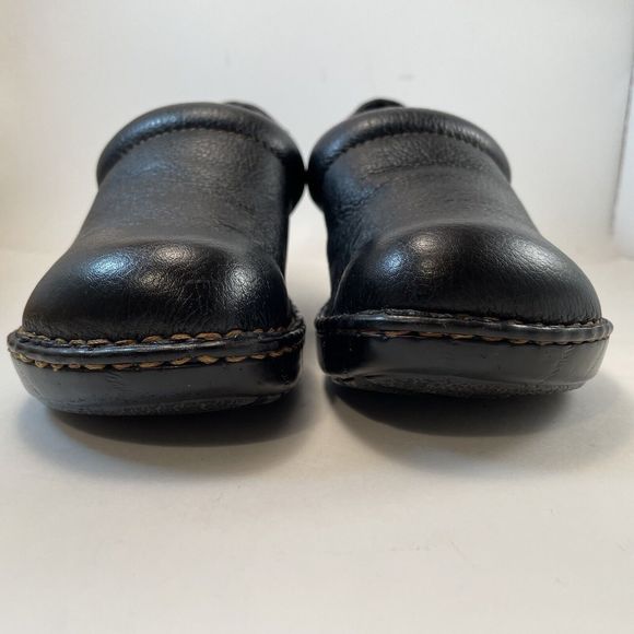 BOC Born Concept Peggy Mule Slip On Clogs Women's Size 8.5 Black Leather Nurse - Picture 7 of 16